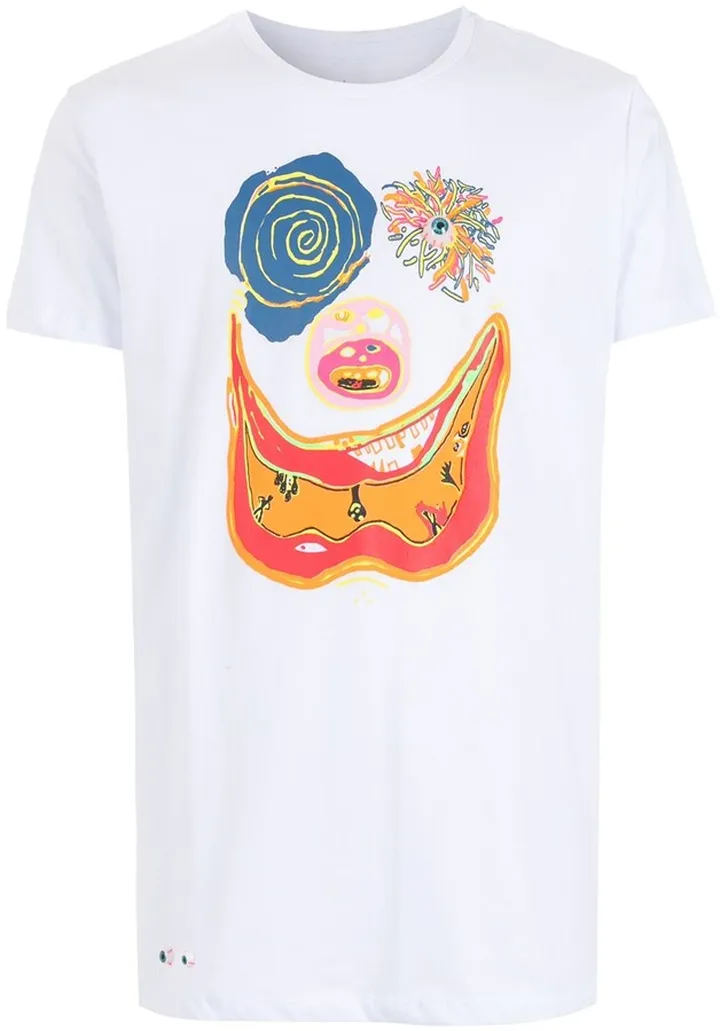 abstract-print cotton T-Shirt