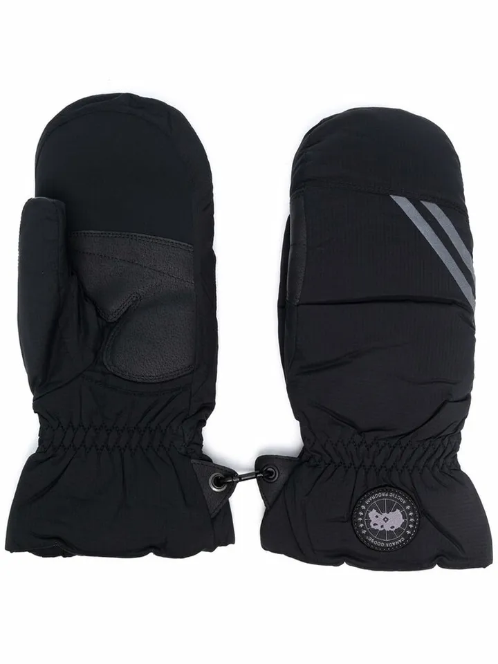 Logo-Patch Feather-Down Mittens
