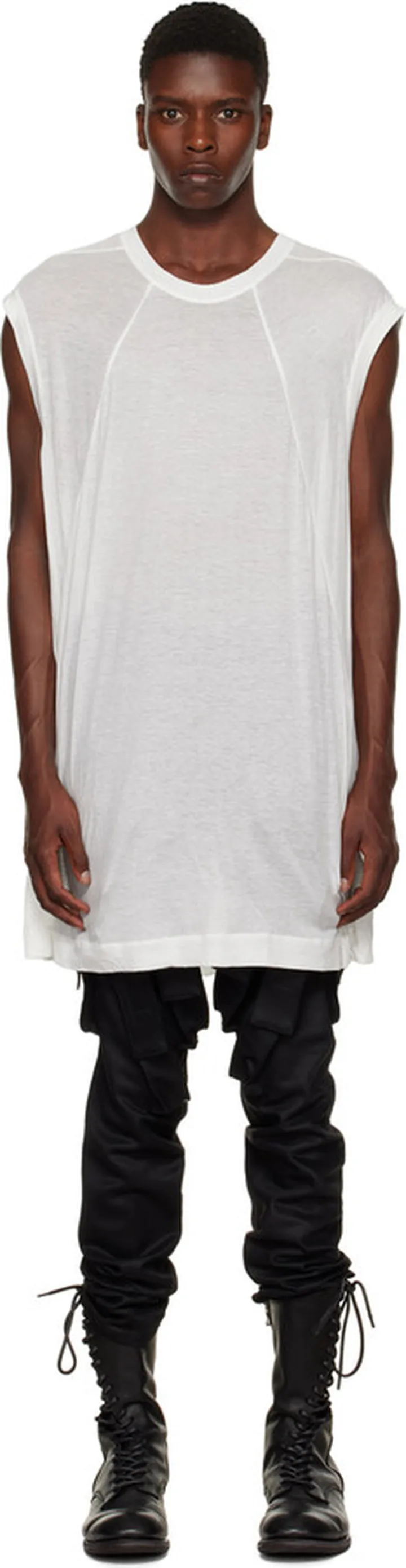 Julius Off-White Relaxed T-Shirt