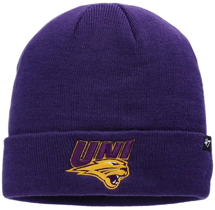 Men's Purple Northern Iowa Panthers Raised Cuffed Knit Hat