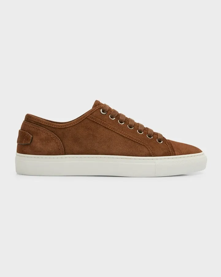 Men's Sustainable Low-Top Suede Sneakers