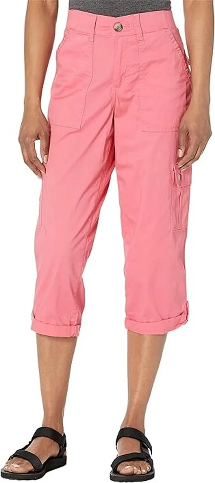 Lee Flex-To-Go Cargo Capris (Lovat) Women's Casual Pants