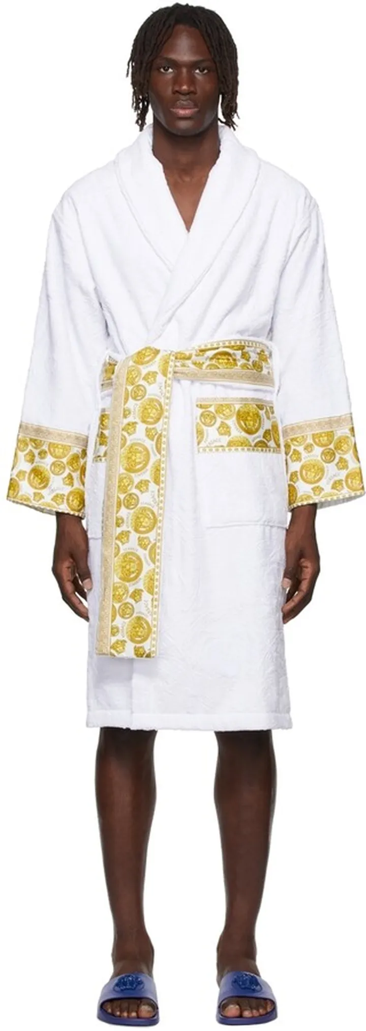 Versace White Medusa Amplified Robe