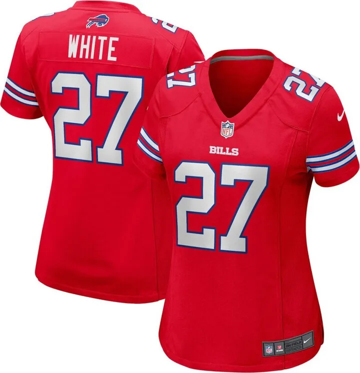 Women's Tre'Davious White Red Buffalo Bills Game Jersey