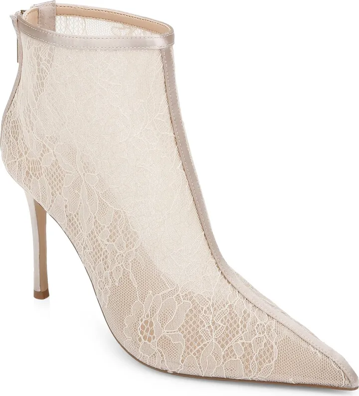 Gesina Pointed Toe Lace Bootie