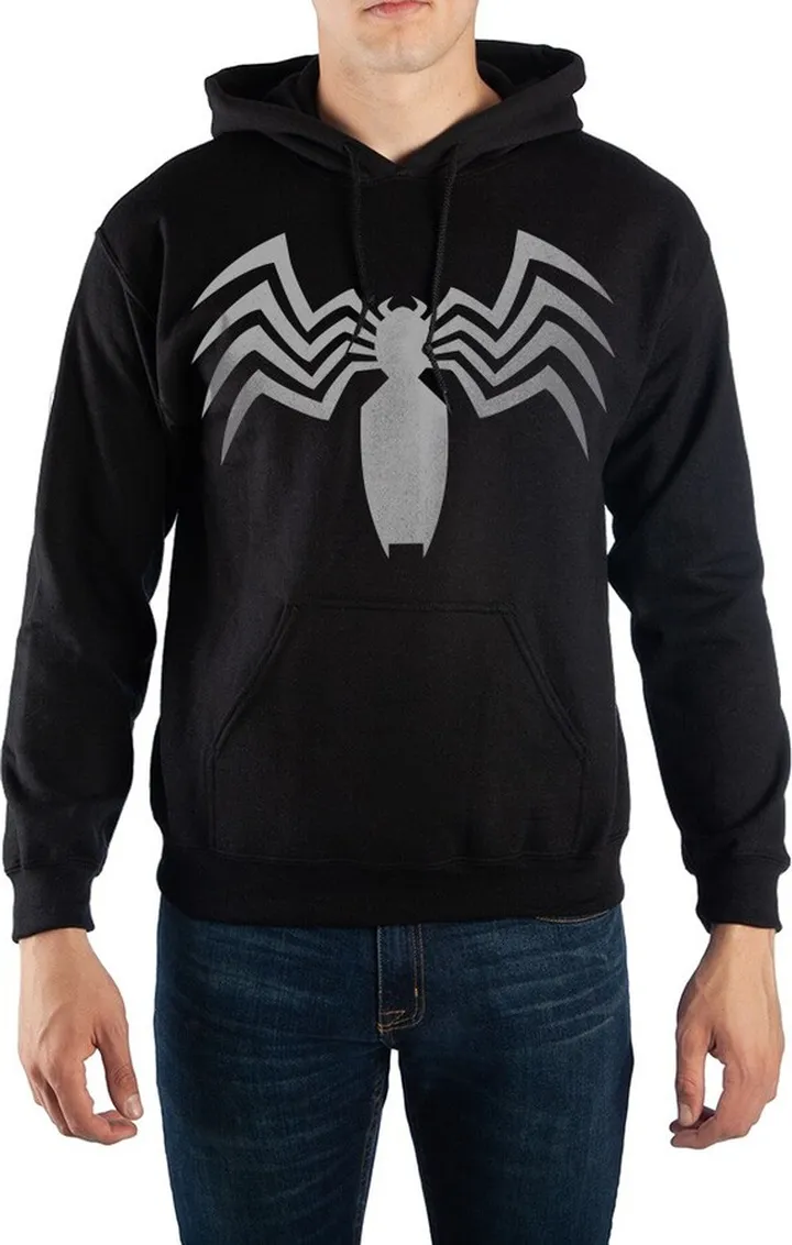 Marvel Venom Logo Packaged Hooded Sweatshirt-X-Large