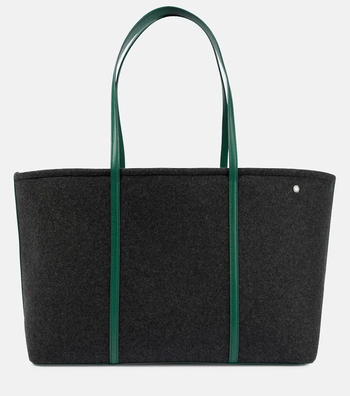 Winter cashmere felt tote