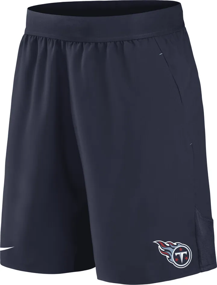 Nike Men's Dri-FIT Stretch (NFL Tennessee Titans) Shorts in Blue