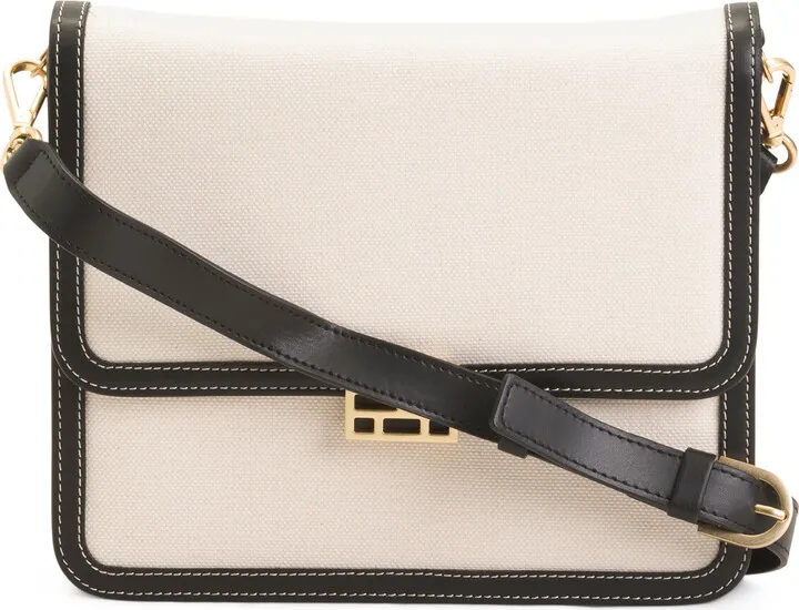 Made In Italy Leather Le Signature Crossbody