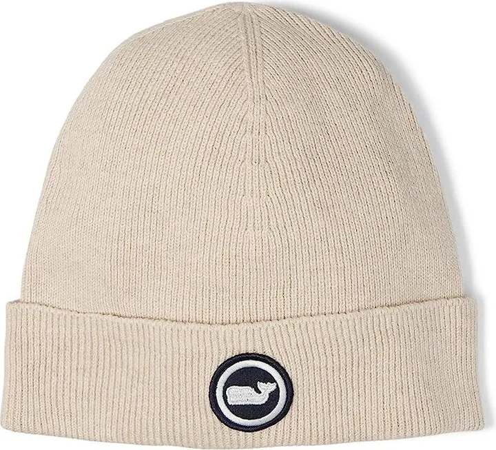 Vineyard Vines Golf Beanie (Marshmallow) Baseball Caps