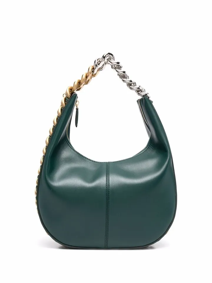 Chunky-Chain Detail Tote Bag