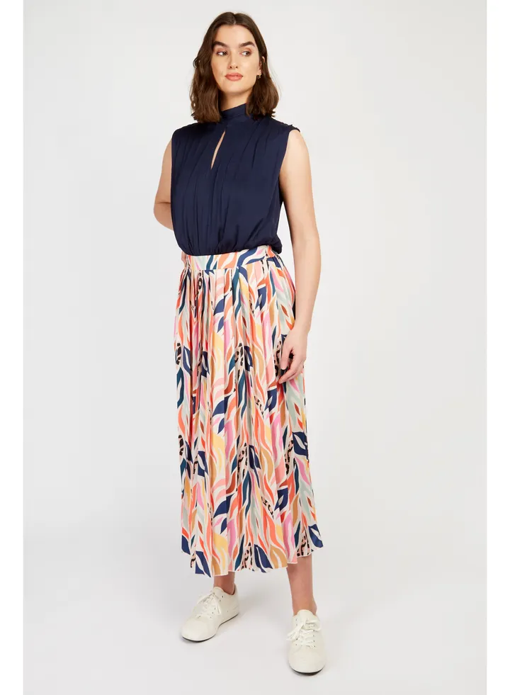 Little Mistress Multi Print Skirt