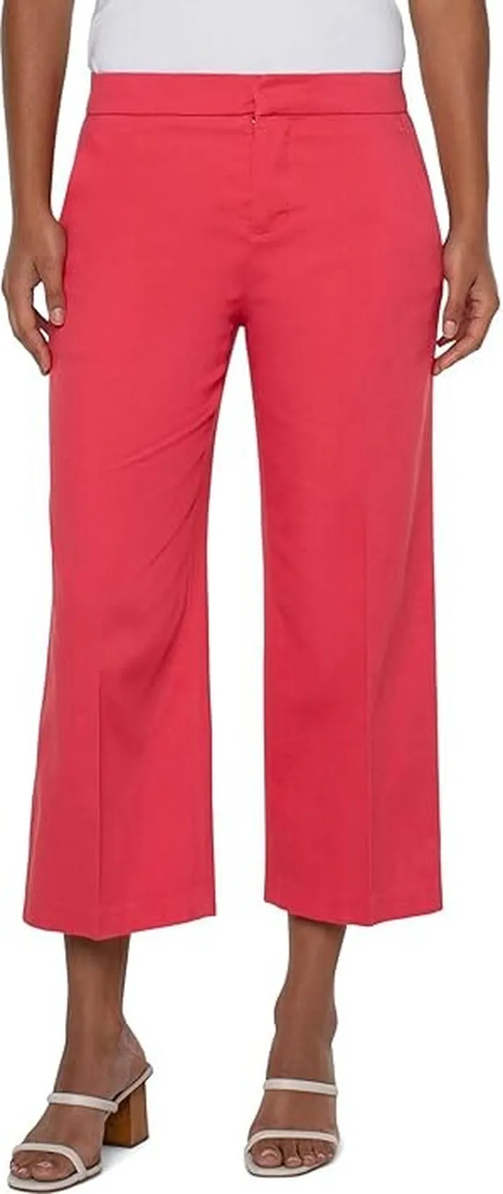 Liverpool Cropped Trousers (Watermelon) Women's Casual Pants