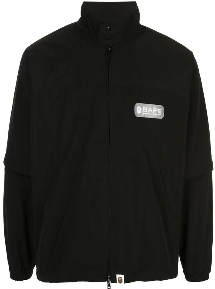Logo Print Bomber Jacket
