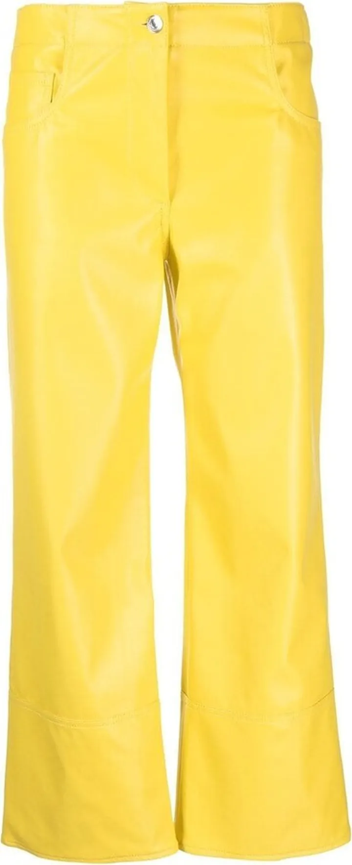 Wide-Leg Cropped Trousers