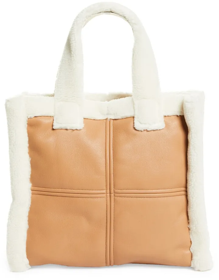 Medium Lolita Faux Shearling & Faux Leather Tote