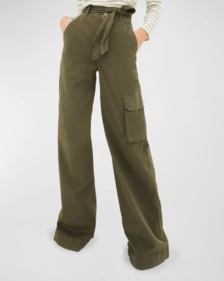 Belisa Wide-Leg Cargo Pants