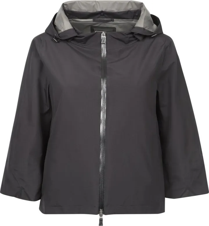 Herno Cropped Zipped Jacket