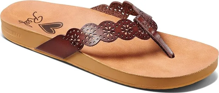 Reef Cushion Scallop Celine (Rust) Women's Shoes