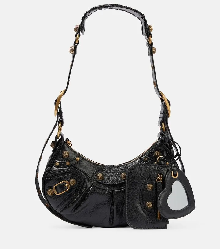 Le Cagole XS leather shoulder bag
