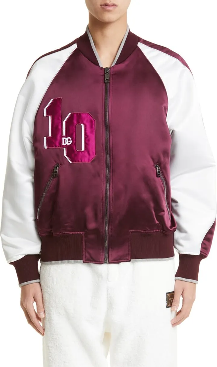 Satin Bomber Jacket
