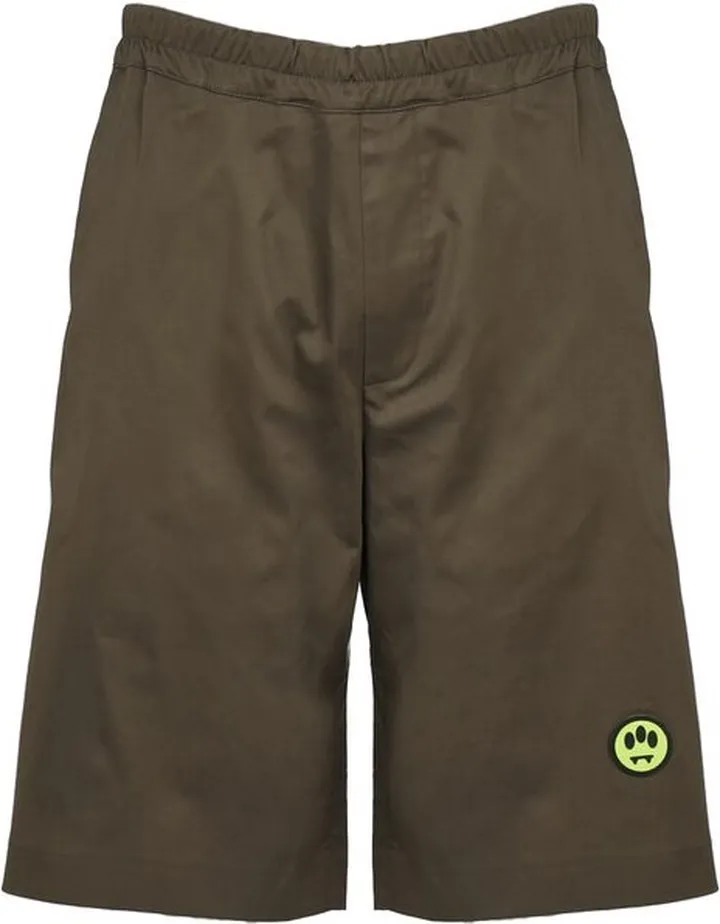 Barrow Logo-Patch Knee-Length Bermuda Shorts
