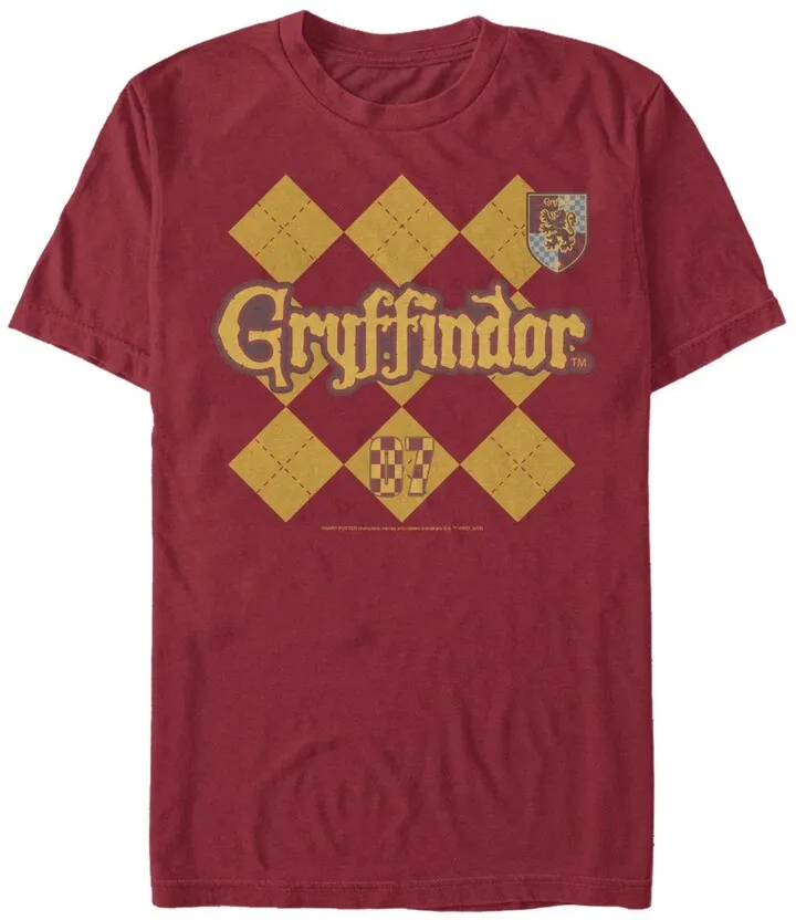 Fifth Sun Men's Gryffindor Pride Short Sleeve Crew T-shirt
