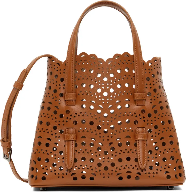ALAÏA Brown Mina 20 Bag