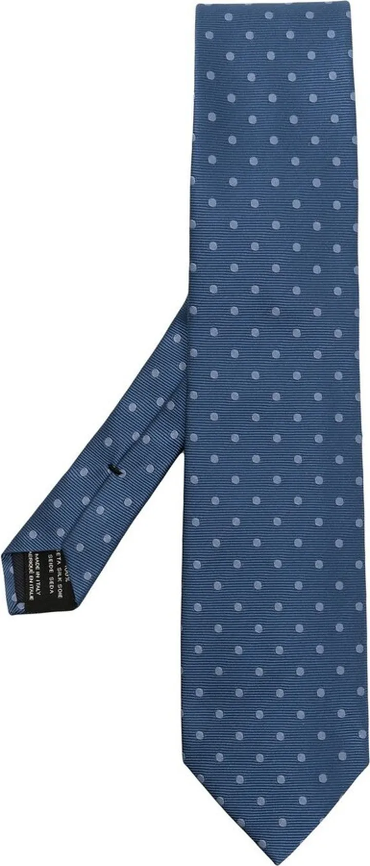 Polka-Dot Silk Tie