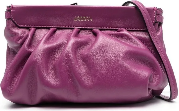 Luzes gathered-detailing bag
