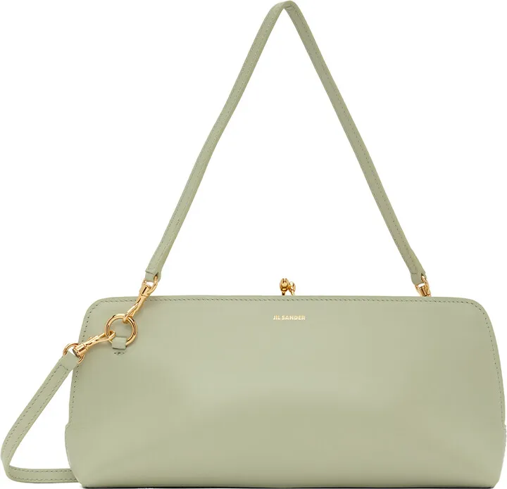 Jil Sander Green Small Goji Shoulder Bag