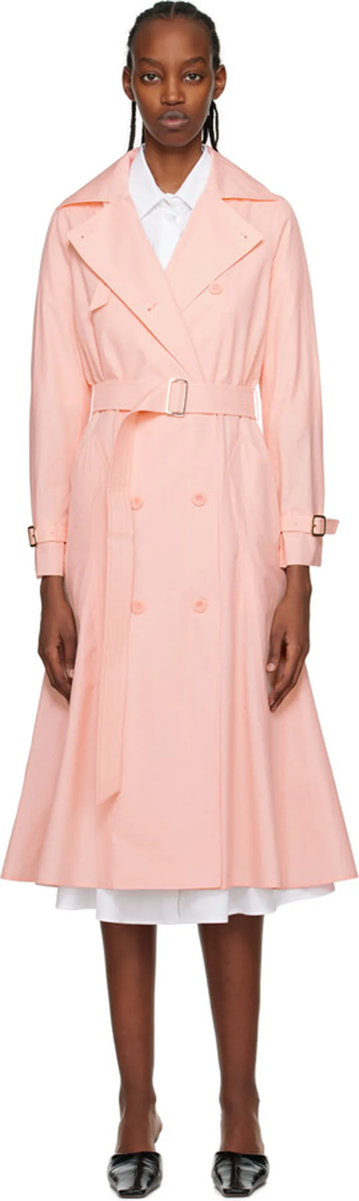 Max Mara Pink Fronda Trench Coat