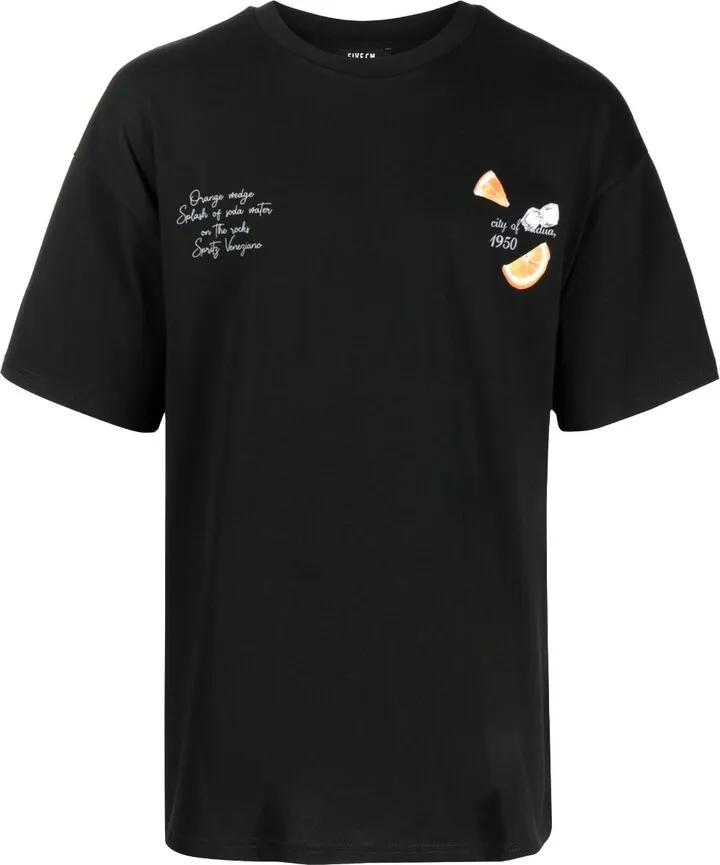 graphic-print cotton T-shirt
