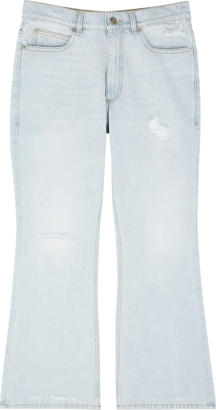 Erl Distressed Flared Jeans