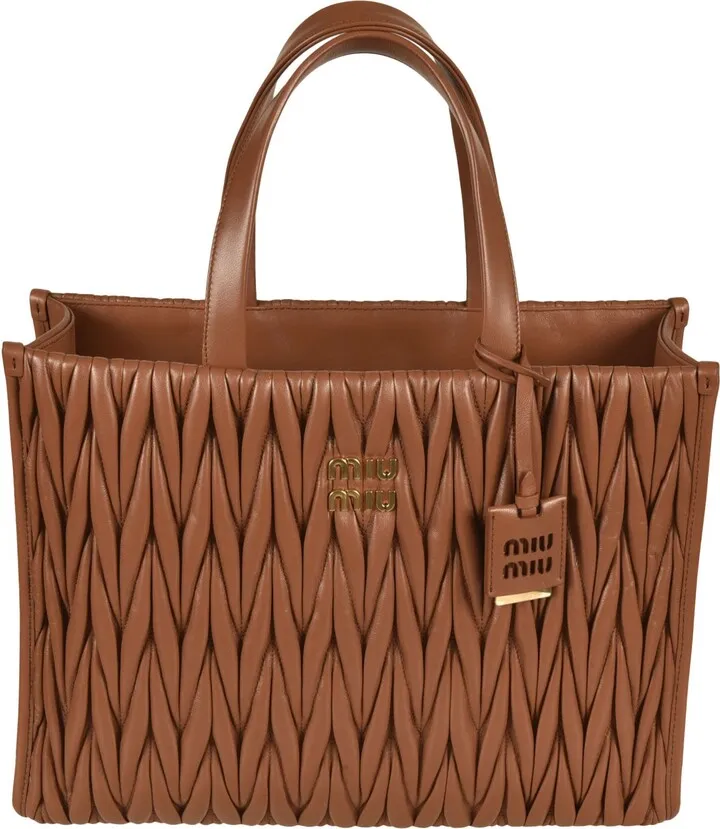 Matelassé Logo Tote