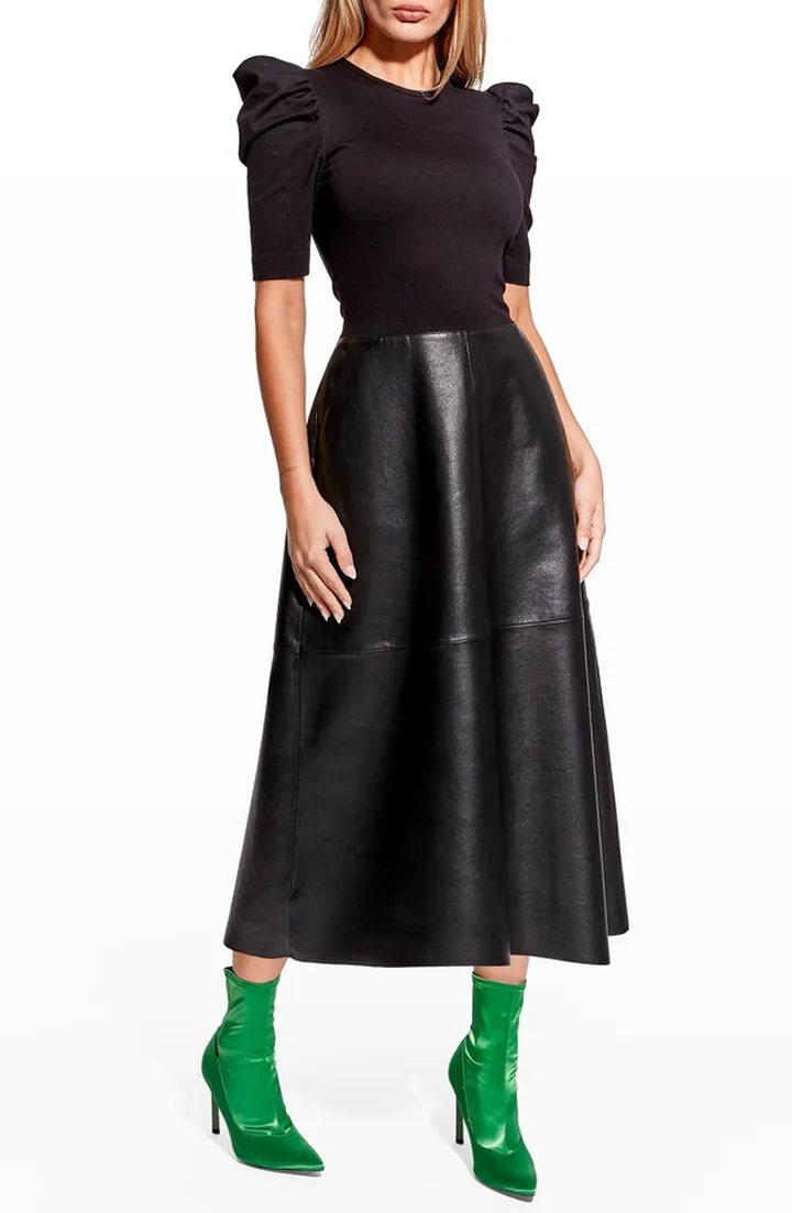 Amare Mixed Media Dress