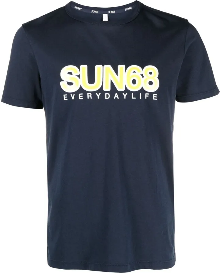 logo-print cotton T-shirt