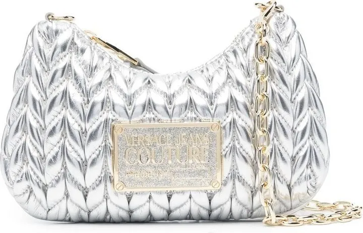 Embossed-Finish Crossbody Bag