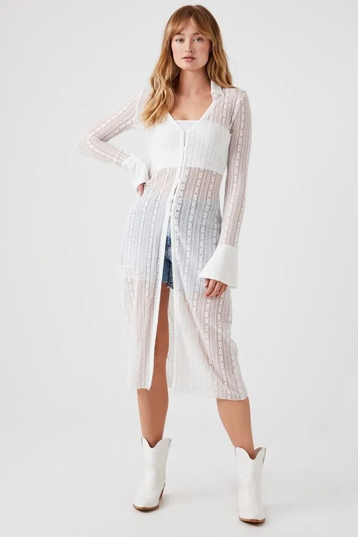 Sheer Lace Tunic