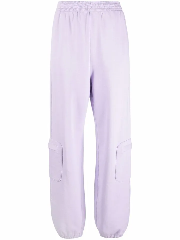 Patch-Pocket Cotton Track Pants