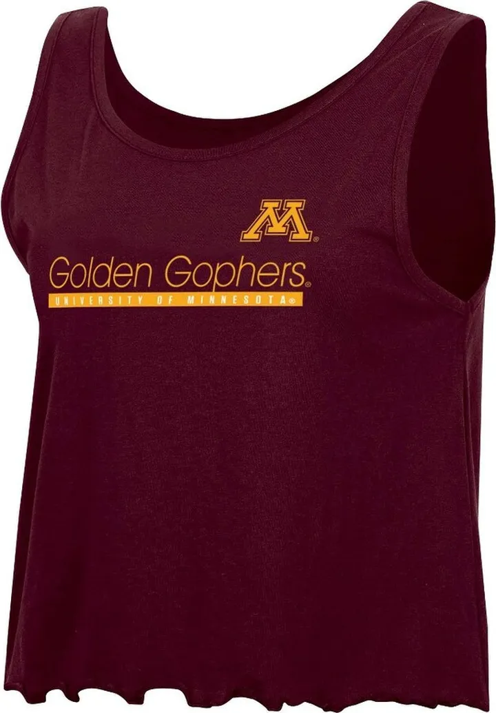 NCAA Minnesota Golden Gophers Women's Crop Tank Top - M