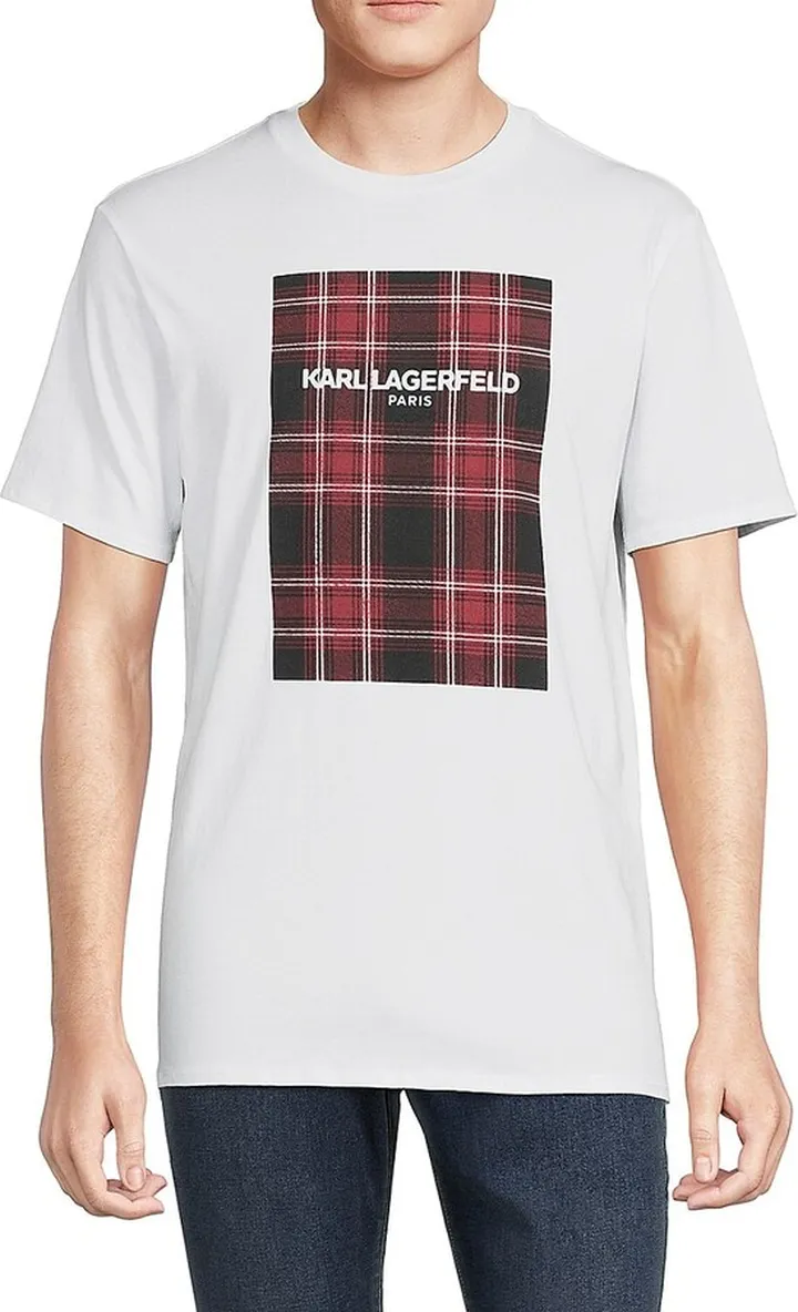 Plaid Graphic Tee