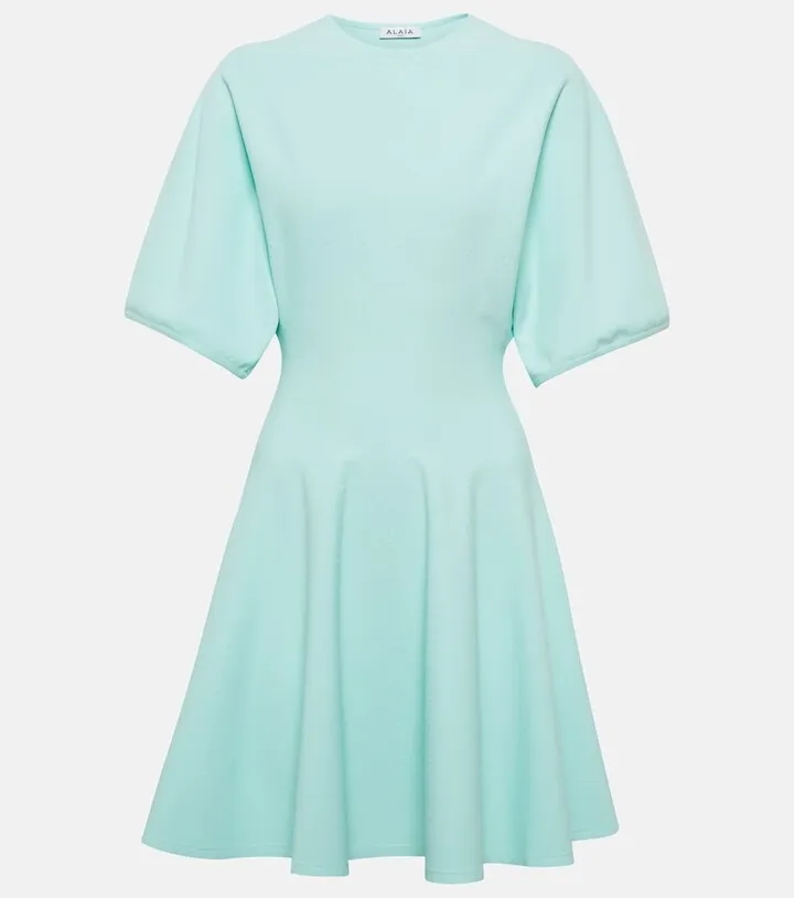 Pleated minidress