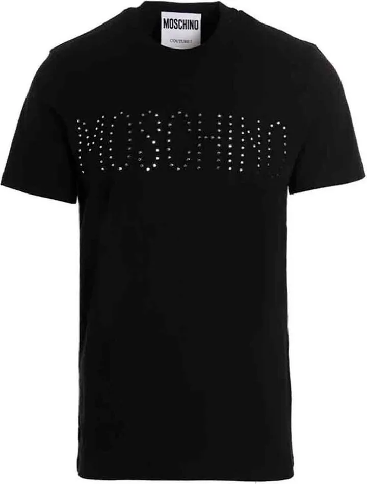 Moschino Logo Embellished Crewneck T-Shirt