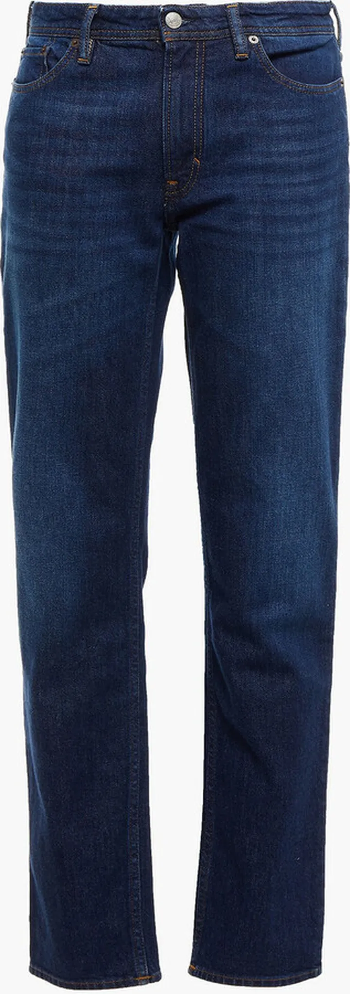 Mid-rise slim-leg jeans