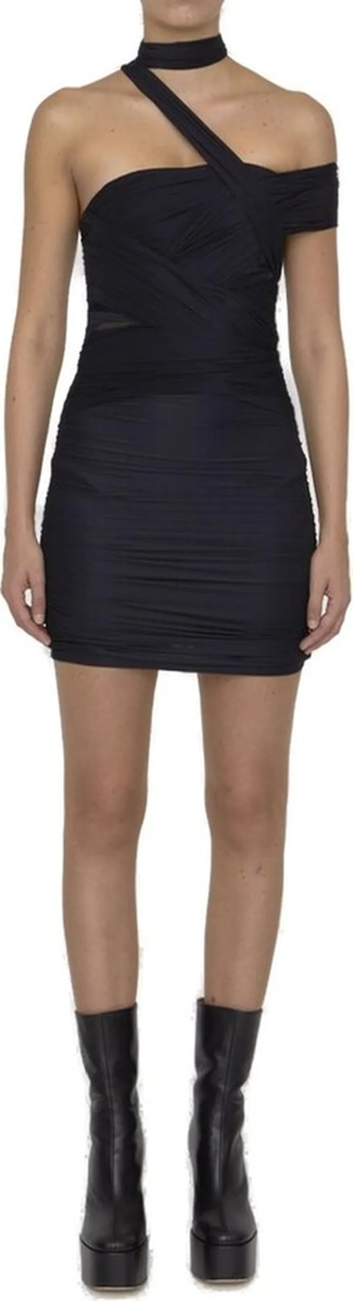 Alexander Wang Ruched Halter Dress