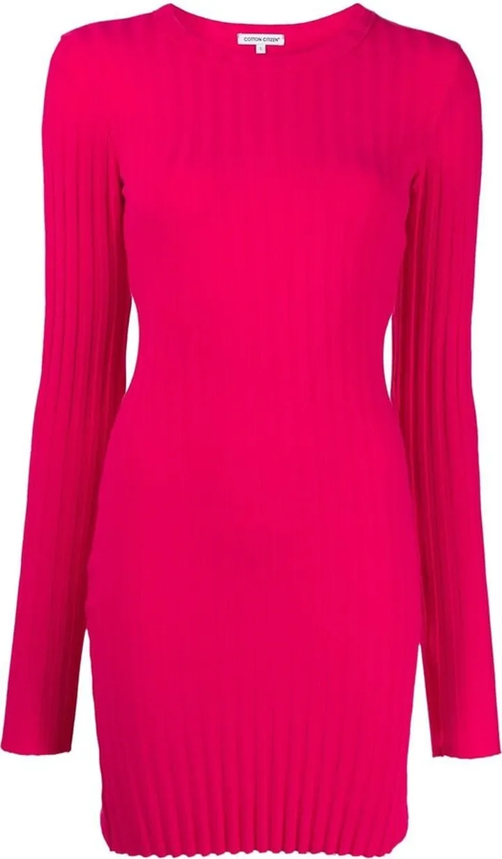 Ribbed Cotton Dress