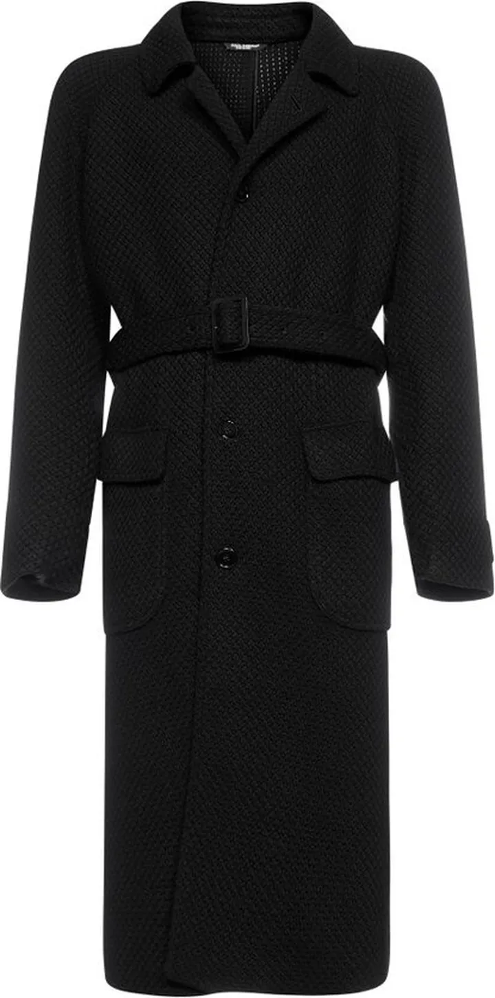 Dolce & Gabbana Single-Breasted Belt Waist Coat