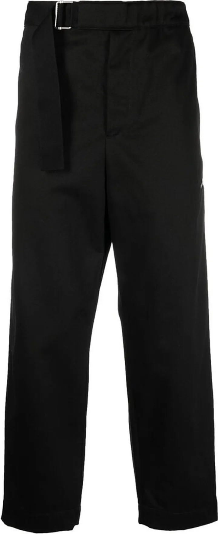 Belted Cropped Trousers