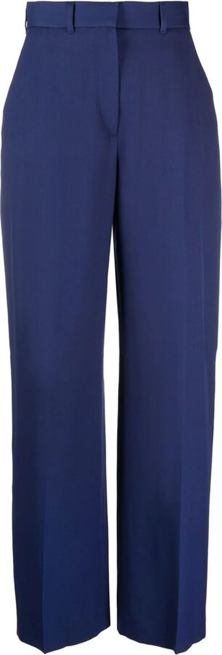 High-Waisted Wide-Leg Trousers